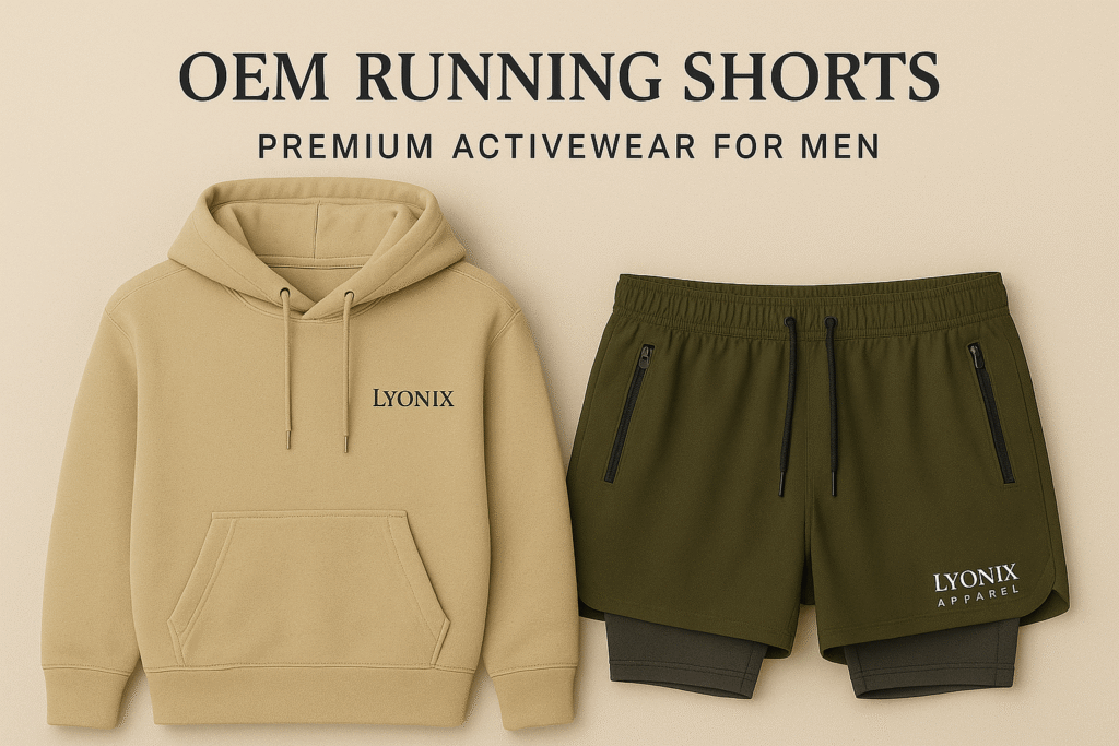 Custom Cotton Hoodie & OEM Running Shorts: Build Your Own Activewear Brand