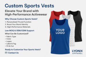 Custom Sports Vests Manufacturer
